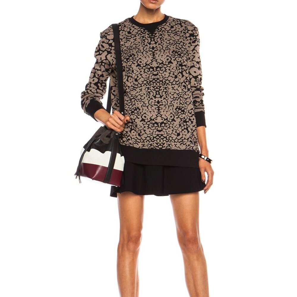 Rag & Bone Leopard Print Sweatshirt - image 1